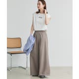 フロントタックイージーワイドパンツ | ad thie | 詳細画像10 