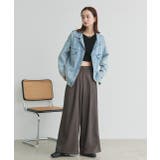 フロントタックイージーワイドパンツ | ad thie | 詳細画像15 