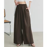 フロントタックイージーワイドパンツ | ad thie | 詳細画像34 