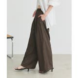 フロントタックイージーワイドパンツ | ad thie | 詳細画像36 