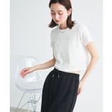 ショート丈シアーシャツ 半袖リブTシャツセット | ad thie | 詳細画像12 