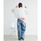 ショート丈シアーシャツ 半袖リブTシャツセット | ad thie | 詳細画像19 