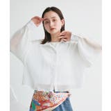 ショート丈シアーシャツ 半袖リブTシャツセット | ad thie | 詳細画像21 