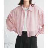 ショート丈シアーシャツ 半袖リブTシャツセット | ad thie | 詳細画像31 