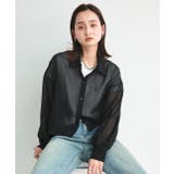 ショート丈シアーシャツ 半袖リブTシャツセット | ad thie | 詳細画像41 