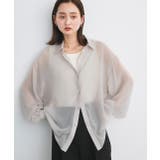 オーバーシルエットシアーシャツ リブタンクトップセット | ad thie | 詳細画像36