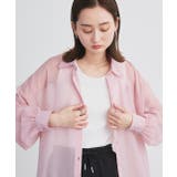 オーバーシルエットシアーシャツ リブタンクトップセット | ad thie | 詳細画像8