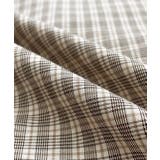 ショート丈ドロストチェックシャツ | ad thie | 詳細画像41 