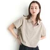 ショート丈ドロストチェックシャツ | ad thie | 詳細画像6 