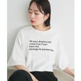 【2025SS新作】ショート丈ロゴプリントTシャツ | ad thie | 詳細画像11