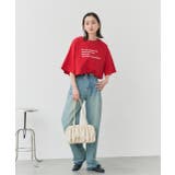 【2025SS新作】ショート丈ロゴプリントTシャツ | ad thie | 詳細画像15