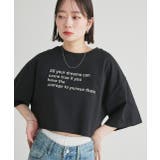 【2025SS新作】ショート丈ロゴプリントTシャツ | ad thie | 詳細画像35