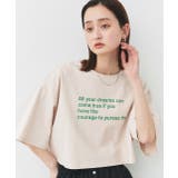 【2025SS新作】ショート丈ロゴプリントTシャツ | ad thie | 詳細画像44