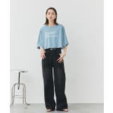 【2025SS新作】ショート丈ロゴプリントTシャツ | ad thie | 詳細画像50