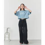 【2025SS新作】ショート丈ロゴプリントTシャツ | ad thie | 詳細画像51