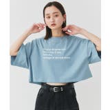 【2025SS新作】ショート丈ロゴプリントTシャツ | ad thie | 詳細画像53