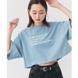 【2025SS新作】ショート丈ロゴプリントTシャツ | ad thie | 詳細画像58