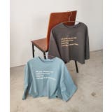 【2025SS新作】ショート丈ロゴプリントTシャツ | ad thie | 詳細画像64