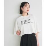 【2025SS新作】ショート丈ロゴプリントTシャツ | ad thie | 詳細画像8