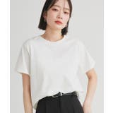 オフホワイト | 【2025SS新作】ベーシッククルーネックTシャツ | ad thie