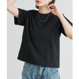 ブラック | 【2025SS新作】ベーシッククルーネックTシャツ | ad thie