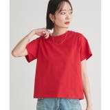 レッド | 【2025SS新作】ベーシッククルーネックTシャツ | ad thie
