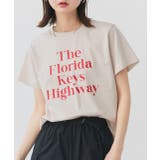 ナチュラル | ベーシックロゴプリントTシャツ | ad thie