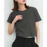 【2025SS新作】リブクルーネックコンパクトTシャツ | ad thie | 詳細画像21 