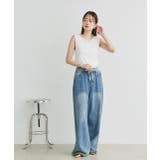 前後2wayリブタンクトップ | ad thie | 詳細画像2 