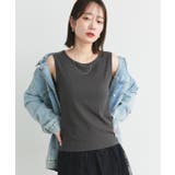 前後2wayリブタンクトップ | ad thie | 詳細画像37 