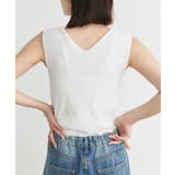 前後2wayリブタンクトップ | ad thie | 詳細画像6 