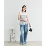 前後2wayリブタンクトップ | ad thie | 詳細画像9 