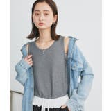 ラメテレコリブタンクトップ | ad thie | 詳細画像16 