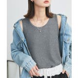 ラメテレコリブタンクトップ | ad thie | 詳細画像18 