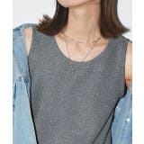 ラメテレコリブタンクトップ | ad thie | 詳細画像20 