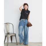 ワンポイントロゴ刺繍タンクトップ | ad thie | 詳細画像19 