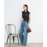 ワンポイントロゴ刺繍タンクトップ | ad thie | 詳細画像20 