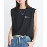 ワンポイントロゴ刺繍タンクトップ | ad thie | 詳細画像26 