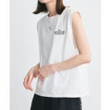 ワンポイントロゴ刺繍タンクトップ | ad thie | 詳細画像6 