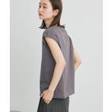 【2025SS新作】ロゴ刺繍フレンチスリーブTシャツ | ad thie | 詳細画像16
