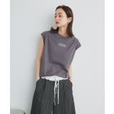 【2025SS新作】ロゴ刺繍フレンチスリーブTシャツ | ad thie | 詳細画像20