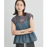 【2025SS新作】ロゴ刺繍フレンチスリーブTシャツ | ad thie | 詳細画像22
