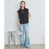 【2025SS新作】ロゴ刺繍フレンチスリーブTシャツ | ad thie | 詳細画像24