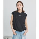 【2025SS新作】ロゴ刺繍フレンチスリーブTシャツ | ad thie | 詳細画像26