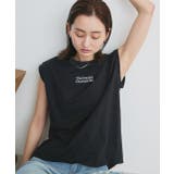 【2025SS新作】ロゴ刺繍フレンチスリーブTシャツ | ad thie | 詳細画像32