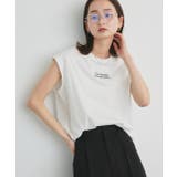 【2025SS新作】ロゴ刺繍フレンチスリーブTシャツ | ad thie | 詳細画像8