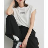 【2025SS新作】ロゴ刺繍フレンチスリーブTシャツ | ad thie | 詳細画像9
