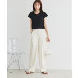 リンガーデザイン フライスコンパクトTシャツ | ad thie | 詳細画像13 