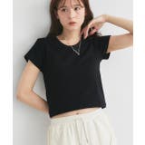 リンガーデザイン フライスコンパクトTシャツ | ad thie | 詳細画像15 