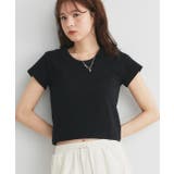 リンガーデザイン フライスコンパクトTシャツ | ad thie | 詳細画像16 